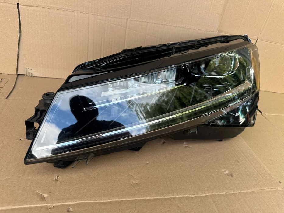 Skoda Superb III 3 lift 19- Full Led Crystal Lighting Lampa lewa przednia przód ładna KPL