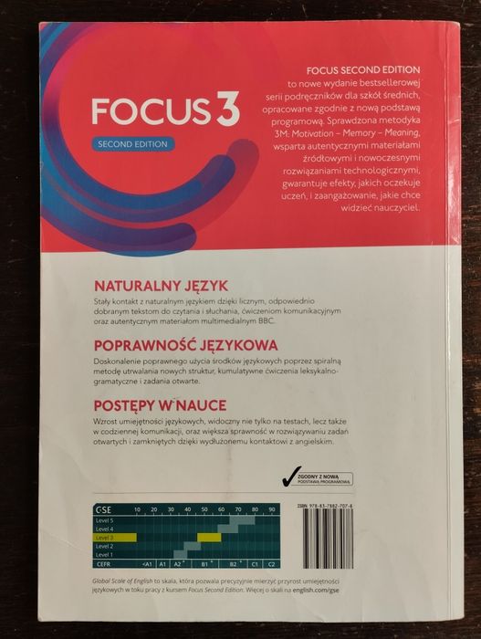 Podręcznik Focus 3 język angielski - LO i technikum