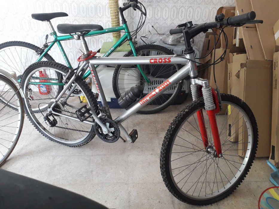 Bicicleta CINZA inteira - ou peças