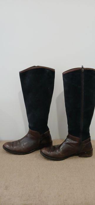 Botas cano alto bom estado
