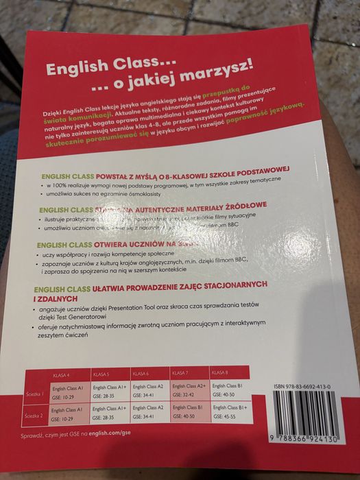 English Class Teacher’s Book wydanie rozszerzone