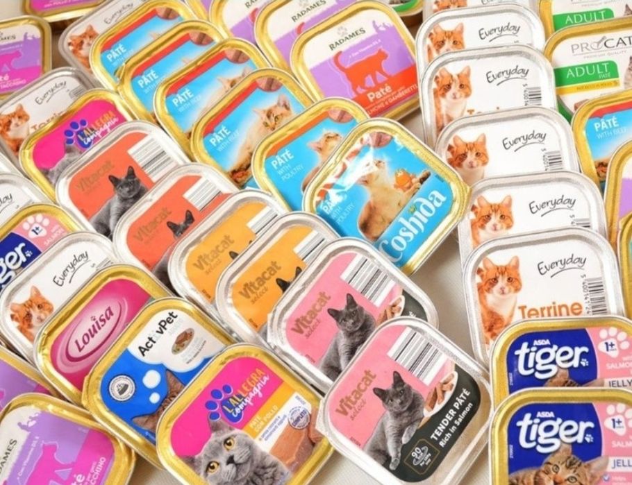 Zestaw karm dla kota 34szt mix