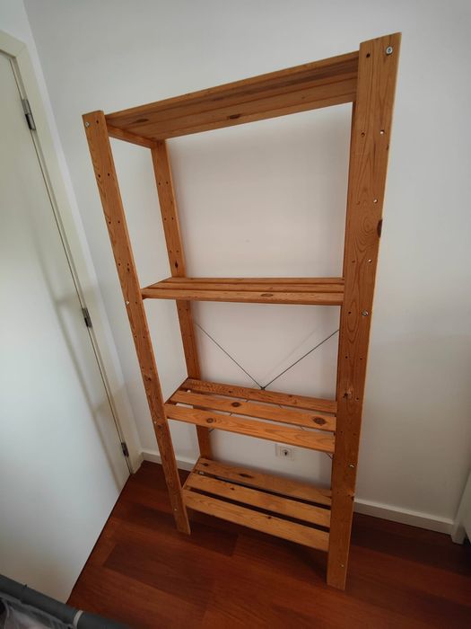Estante de prateleira madeira Hejne