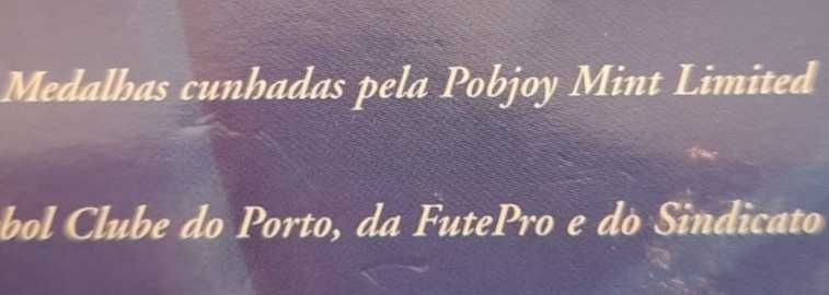 Moeda/ Medalha Cunhada Mario Jardel FC Porto