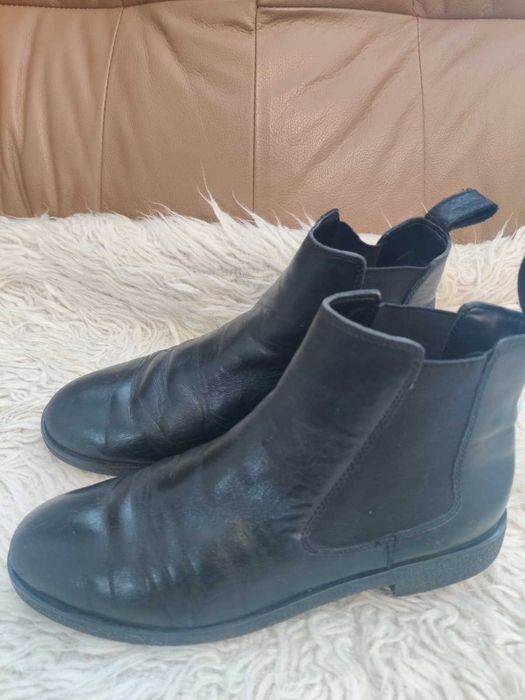 Botki damskie skórzane Clarks
