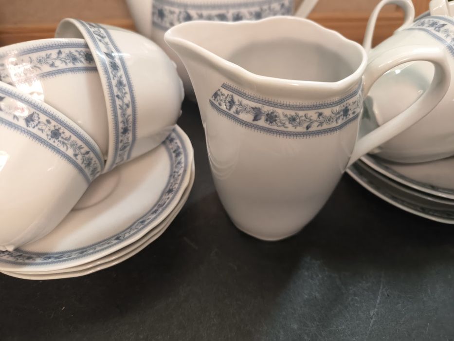 Conjunto Chá - Porcelana Azul
