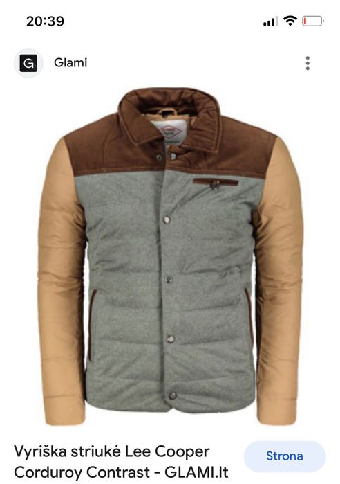 Kurtka chłopięca Lee Cooper