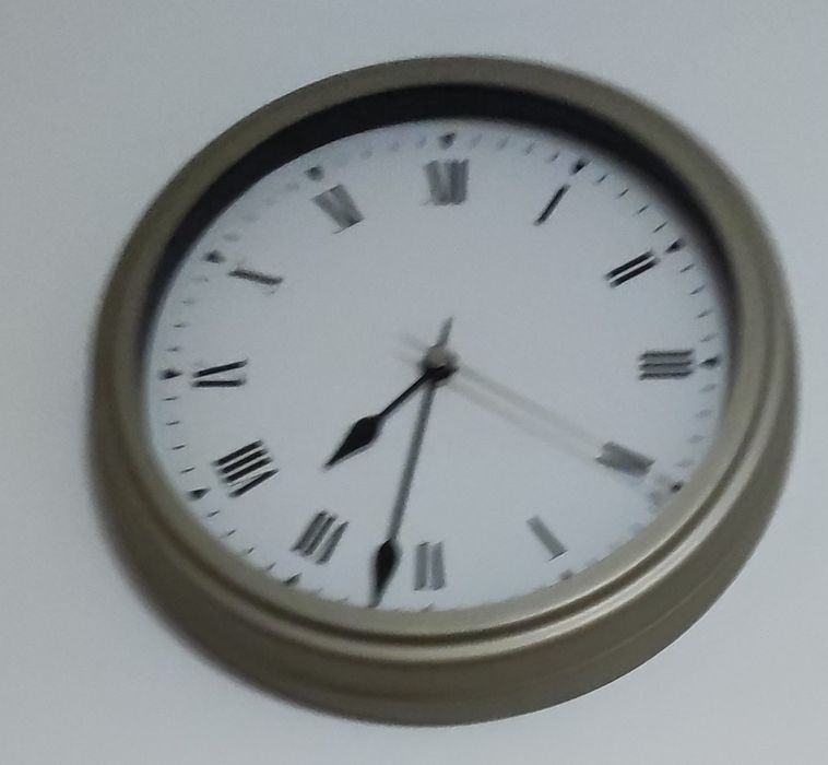 Clock with Roman numerals
