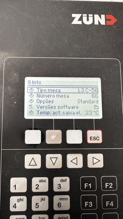 Mesa de corte zund l3 c56