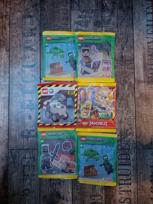 Lego mix saszetka minecraft Ninjago Jurastic Park gazetki