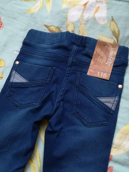 Spodnie jeans rozm.116