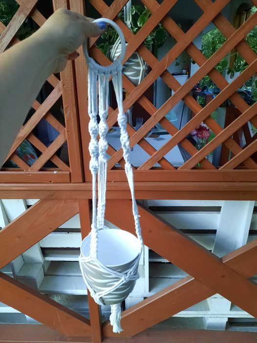 Makramy ozdobne sznurkowe