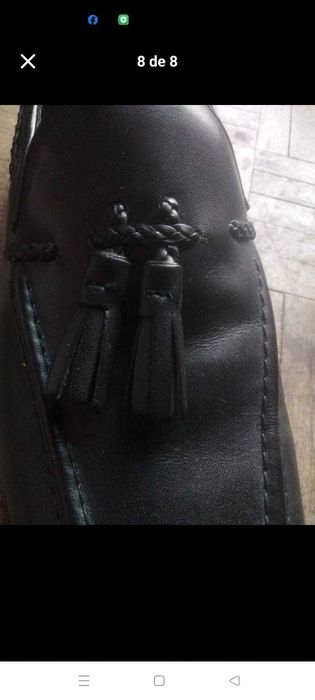 Sapatos homem Kurt Geiger (marca inglesa ), mocassim preto 42