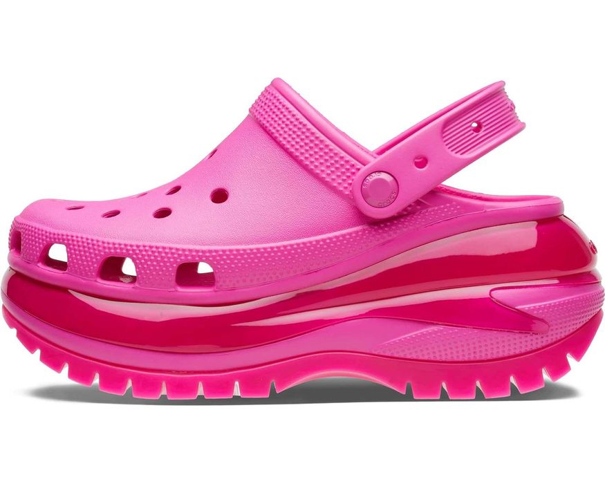 Сабо Crocs mega crush clog фуксія оригінал  37, 39