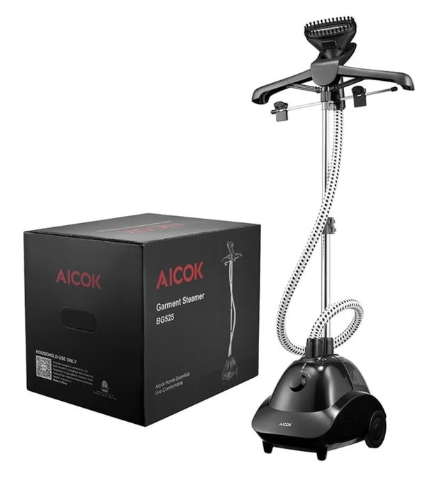 Vaporizador portátil para passar roupa ou cortinados sem tábua nem ferro