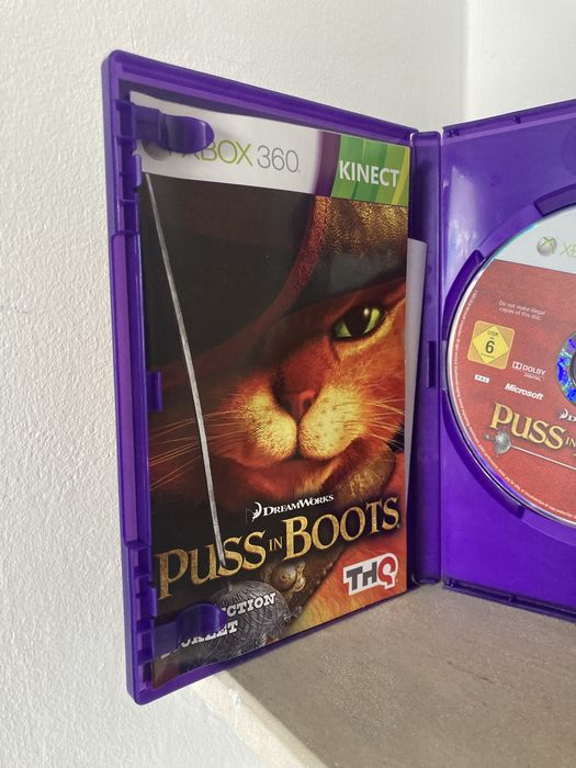 Gato das Botas XBox 360 Kinnect Puss in boots