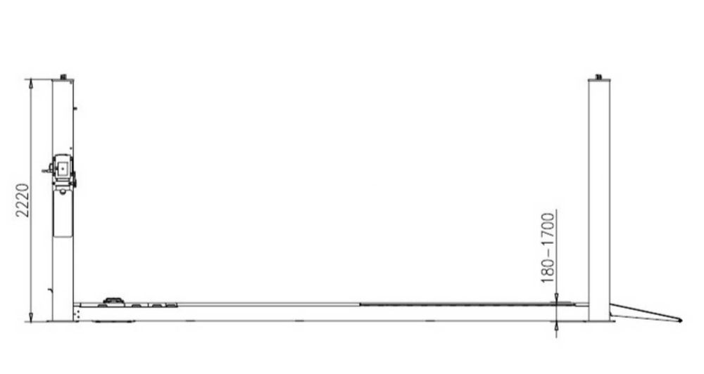 Podnośnik 4-kolumnowy Grubber SDW-50.3DNN pod geometrię