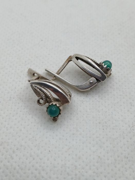 Серьги серебро СССР