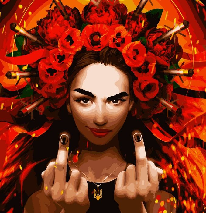 Картины  рисуем по номерам