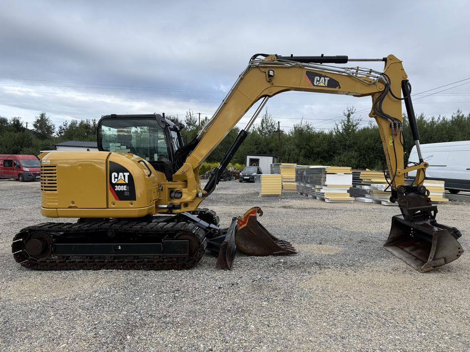 Minikoparka Caterpillar CAT 308 E2 CR z Niemiec łyżka hydrauliczna 8ton
