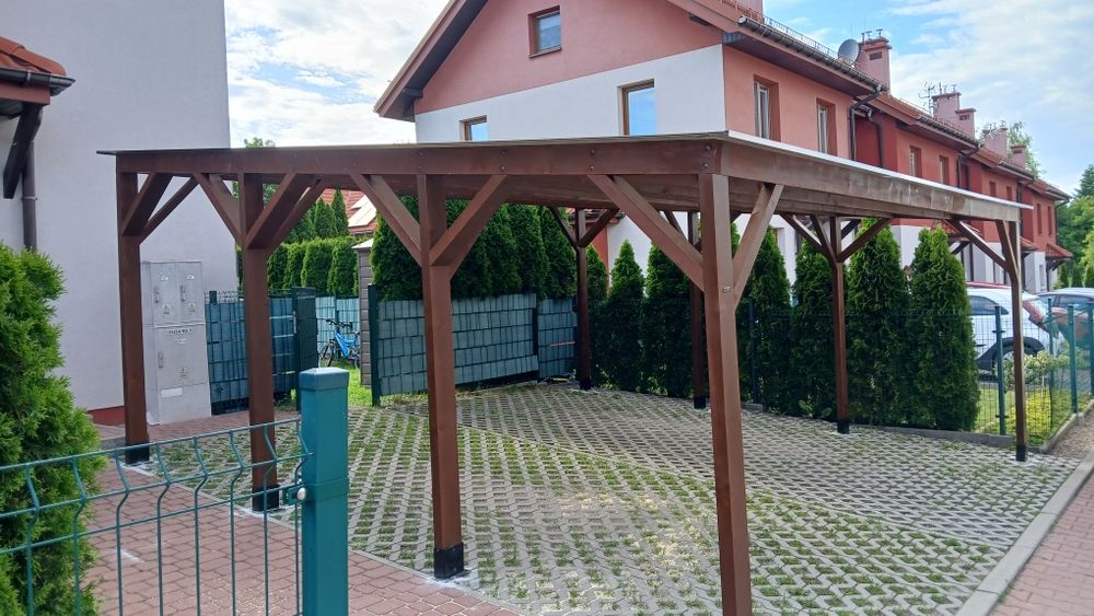Zadaszenie na samochód garaż carport
