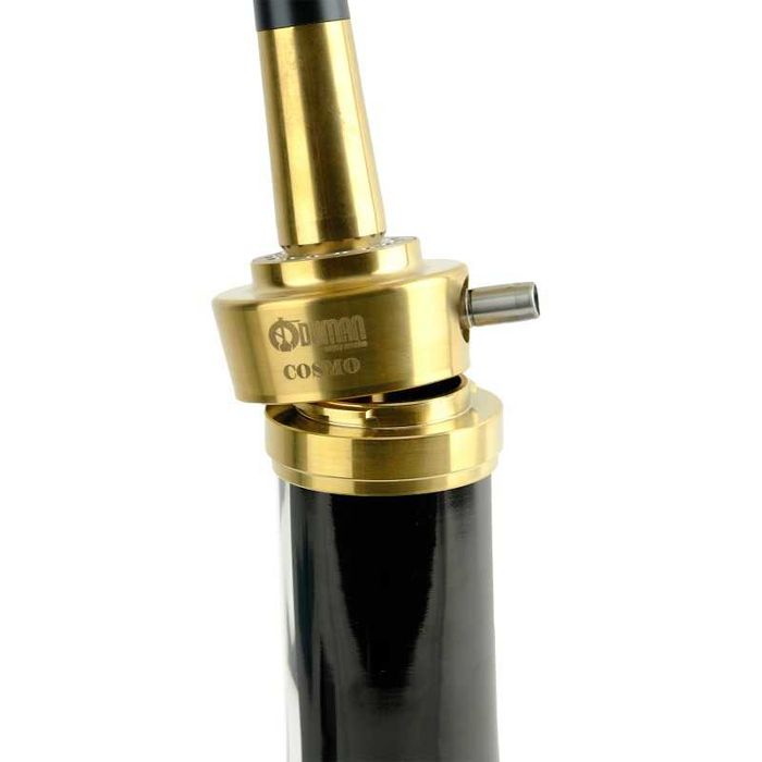Oduman Cosmo Gold Black Body & Black Glass Fajka Wodna Shisha Hookah