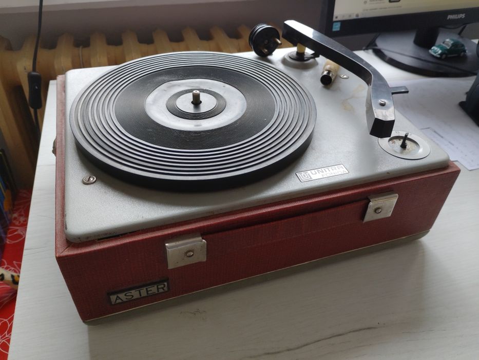 Gramofon adapter Aster Unitra Fonica PRL vintage