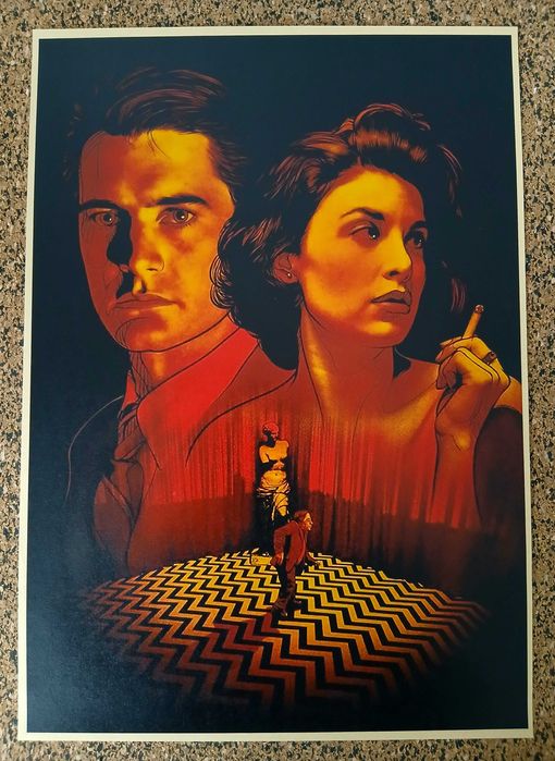Poster - Twin Peaks de David Lynch (papel kraft, 30x42 cm)