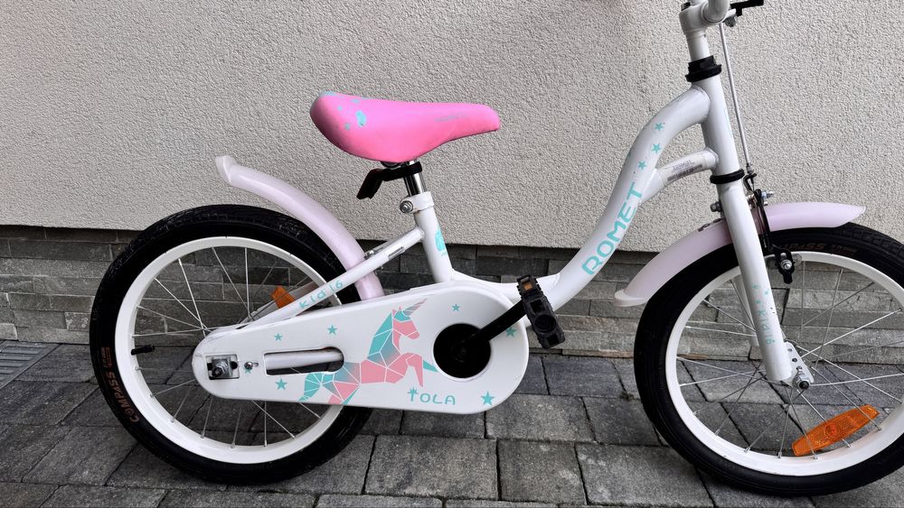 Rower Romet Tola koła 16” dla dziewczynki 3-5 lat