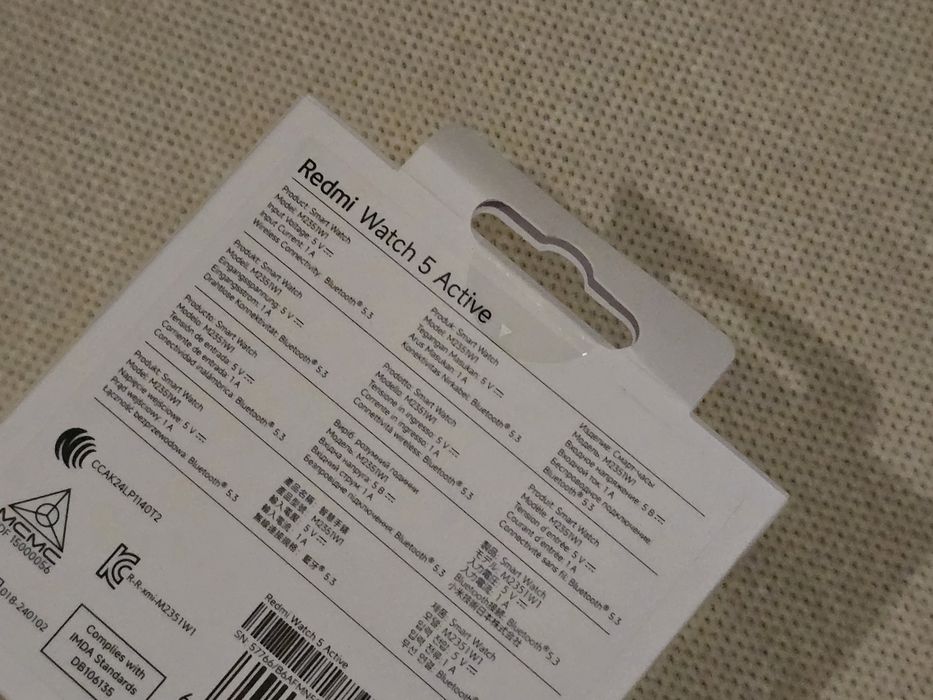 Smartwatch Xiaomi Redmi Watch 5 Active