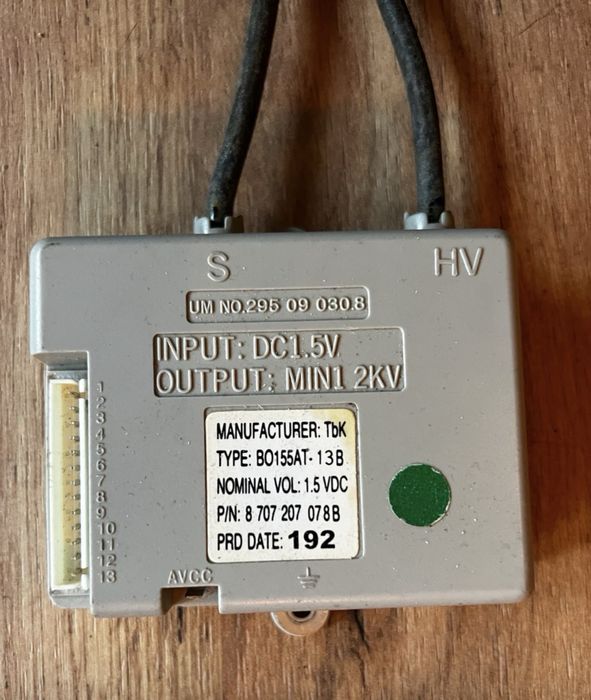 Sterownik / moduł zapłonowy do piecyka gazowego - TBK BO155AT-13B