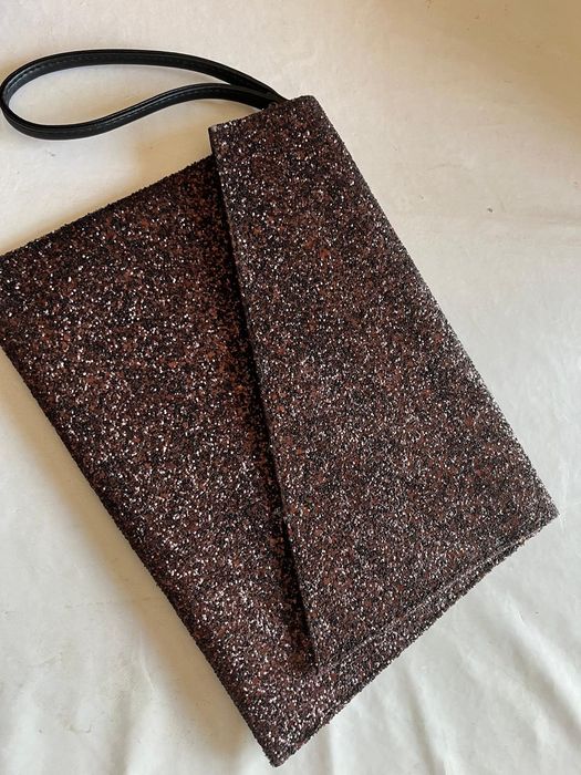 Primark Silver-Brown Envelope Bag
