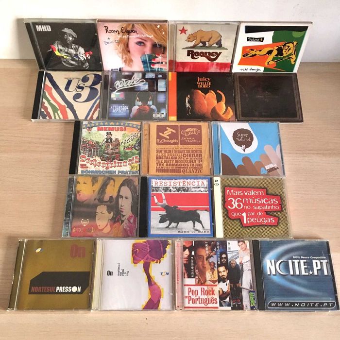CDs de música - 1€, 2€ e 3€