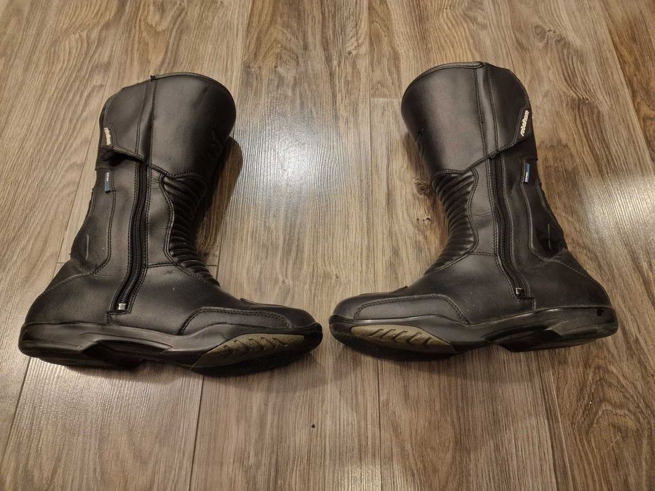 Buty motocyklowe wysokie skórzane Rebelhorn, rozmiar 43