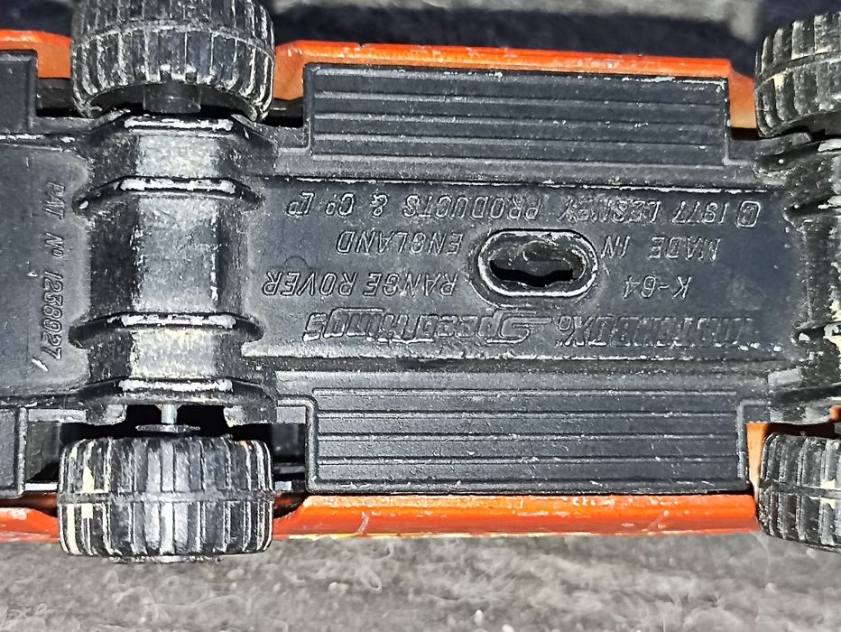 Model Range Rover strażacki matchebox Speed Hings K-64 z 1977 r