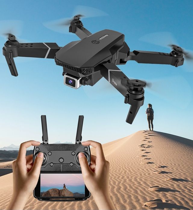 DRONE PRINCIPIANTES c/ 2 BATERIAS (Imagem HD 4K)