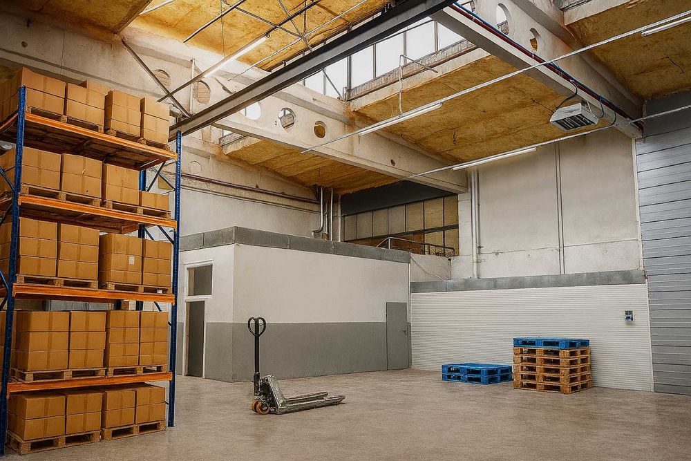 Hala magazynowo- produkcyjna 350 m2 z socjalem  Lotnicza POINT