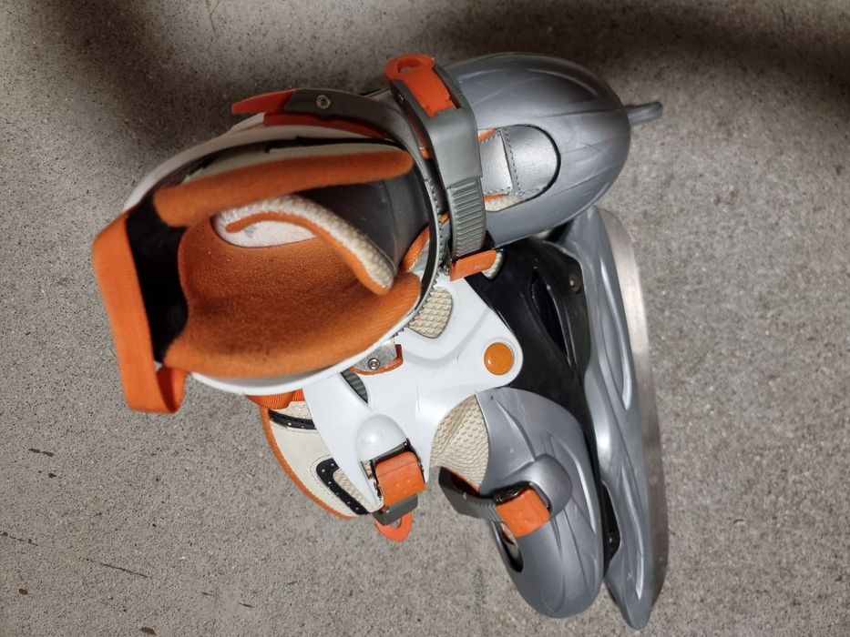 Łyzwy regulowane rozmiar