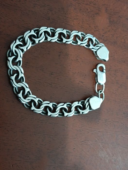 Серебряный браслет бисмарк 31 грамм !