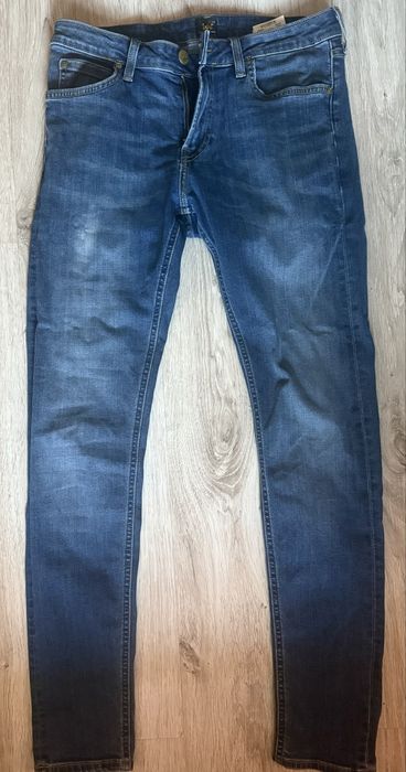 Spodnie meskie lee malone skinny rurki w31 l32
