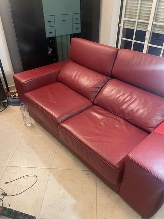 Sofa de couro Octosolido