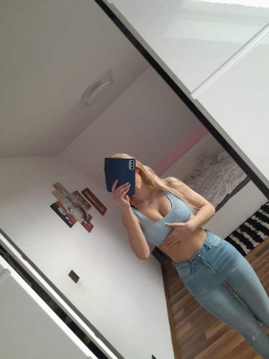 Crop top stanik nowy strój kąpielowy bikini biustonosz xs s m