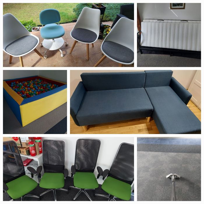 Pranie narożnika, kanapy, krzeseł oraz wykładzin i dywanów