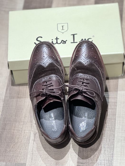 Sapatos Suits Inc 42 castanhos impecáveis Zara Nike Adidas