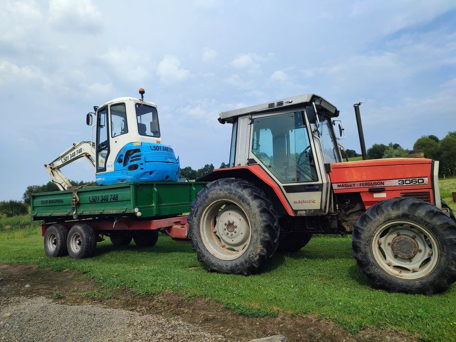 Usługi minikoparka 3.5t Transport autolawetą