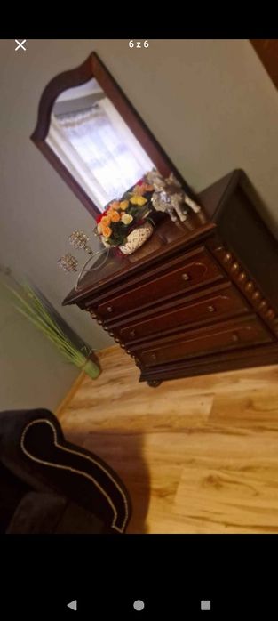 Komoda dębowa (lustro gratis)