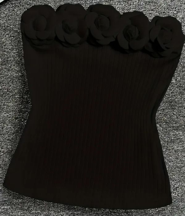 Top,Bluzka tuba,bez ramiączek