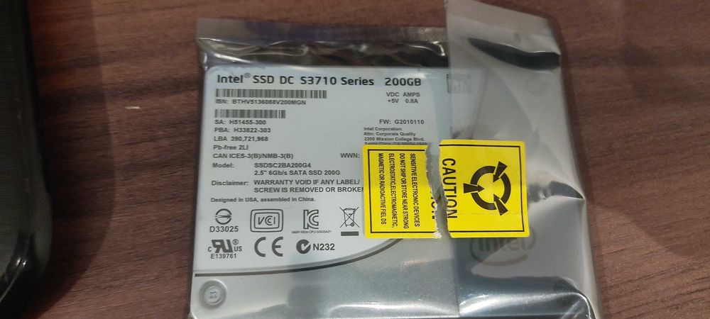 SSD Intel DC S3710 200GB Enterprise - Saúde 100%