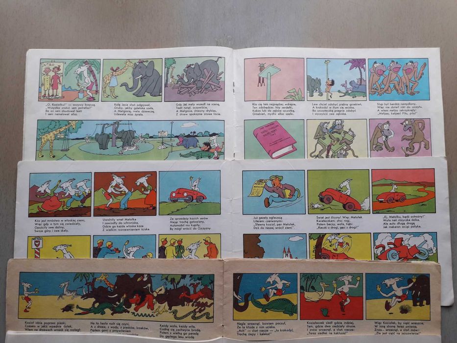 Komiksy Koziołek Matołek 6 sztuk Z LAT 1977-87
