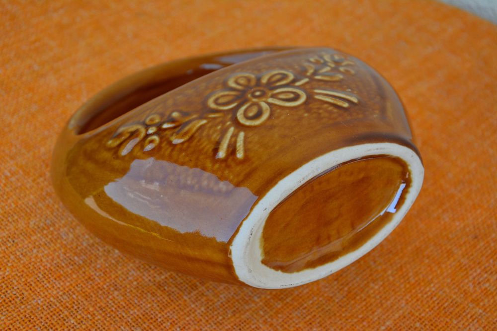 Wazon ceramiczny "Koszyk" PRL